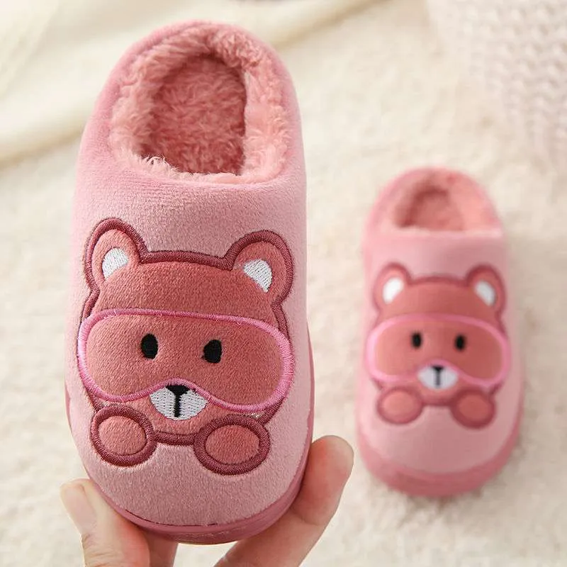 Teddy Bear Slippers for Girls