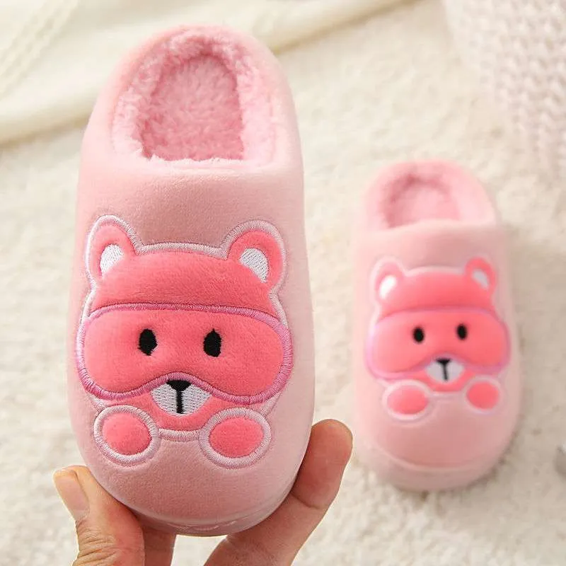 Teddy Bear Slippers for Girls