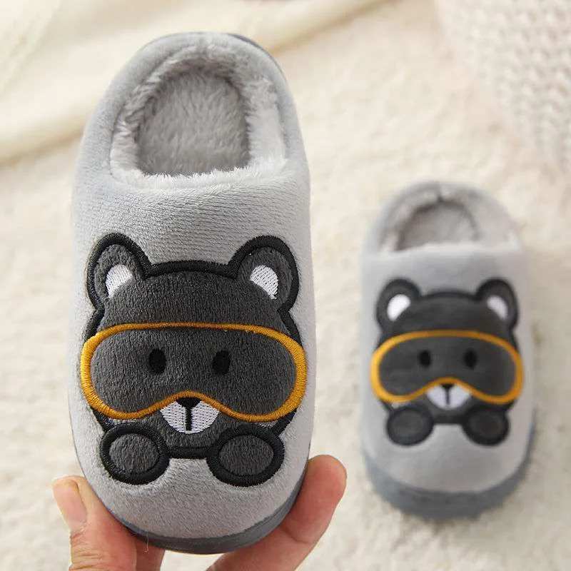 Teddy Bear Slippers for Girls