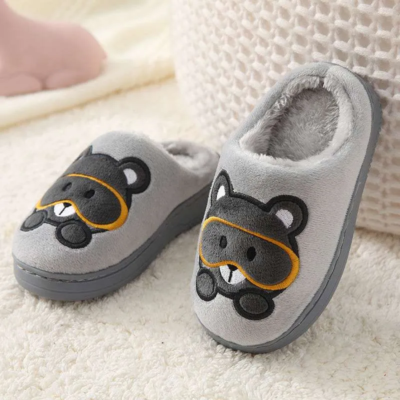 Teddy Bear Slippers for Girls