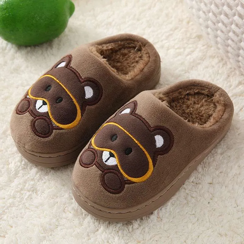 Teddy Bear Slippers for Girls