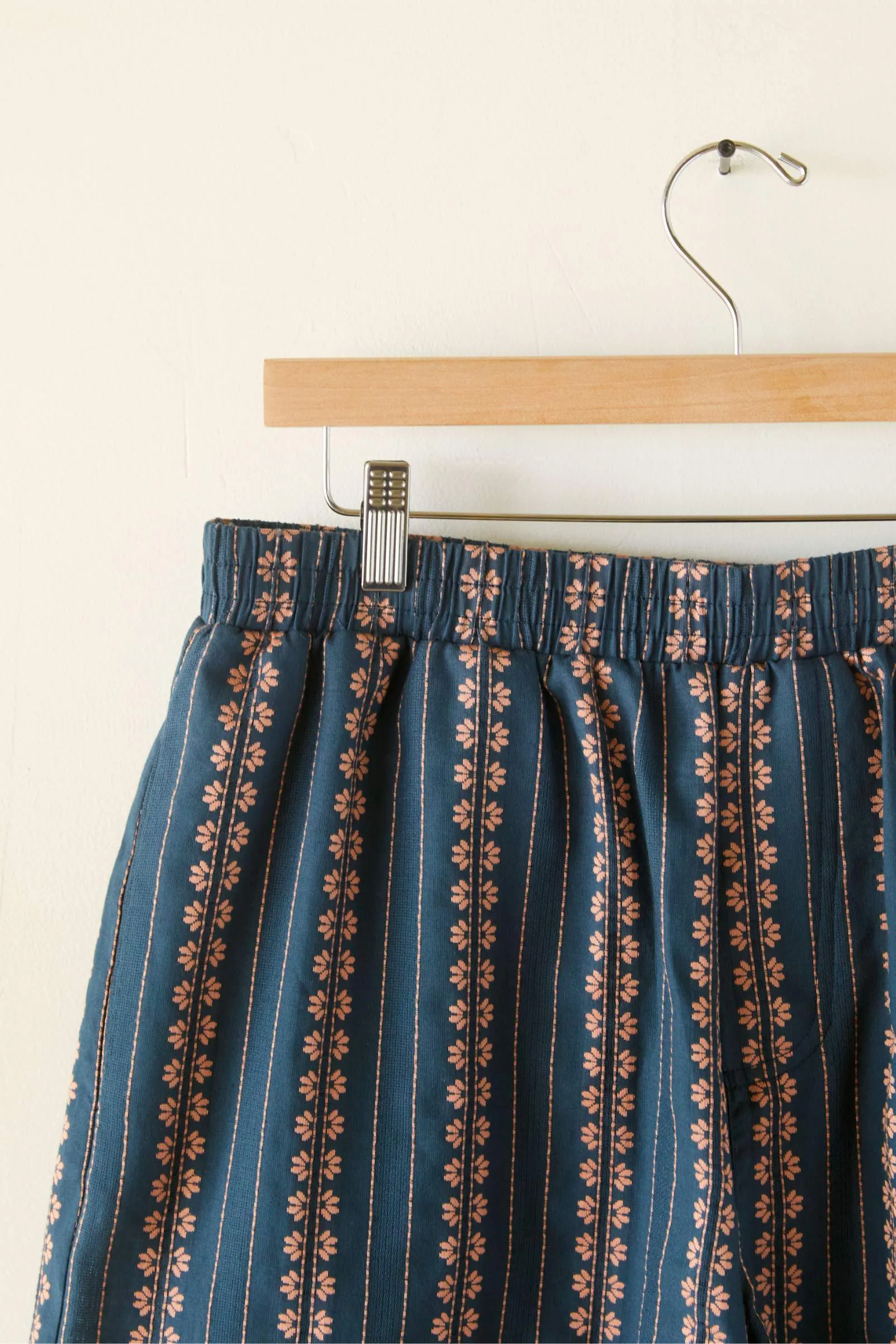 The Gilberto Shorts| Indigo Zinnia Stripe