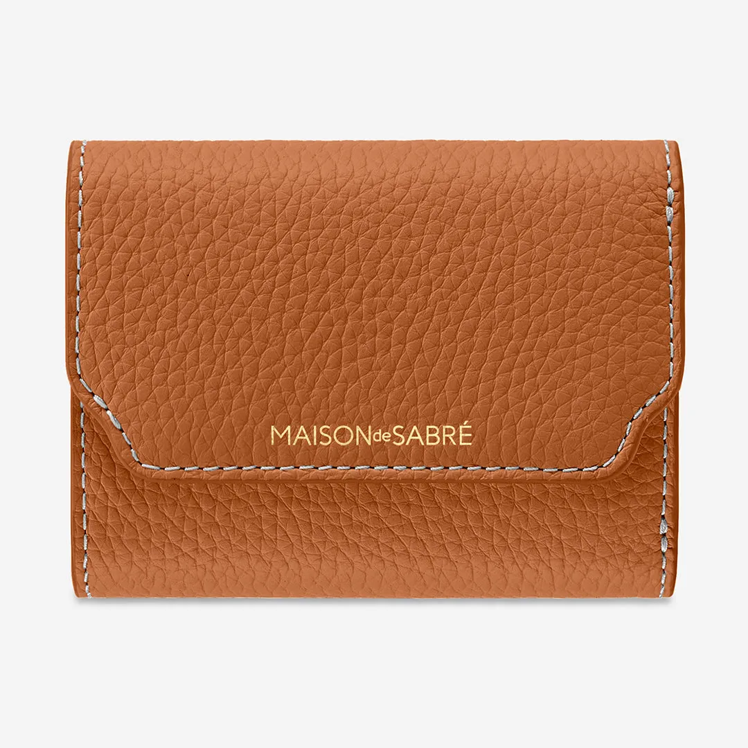 The Trifold Wallet - Pecan Nude