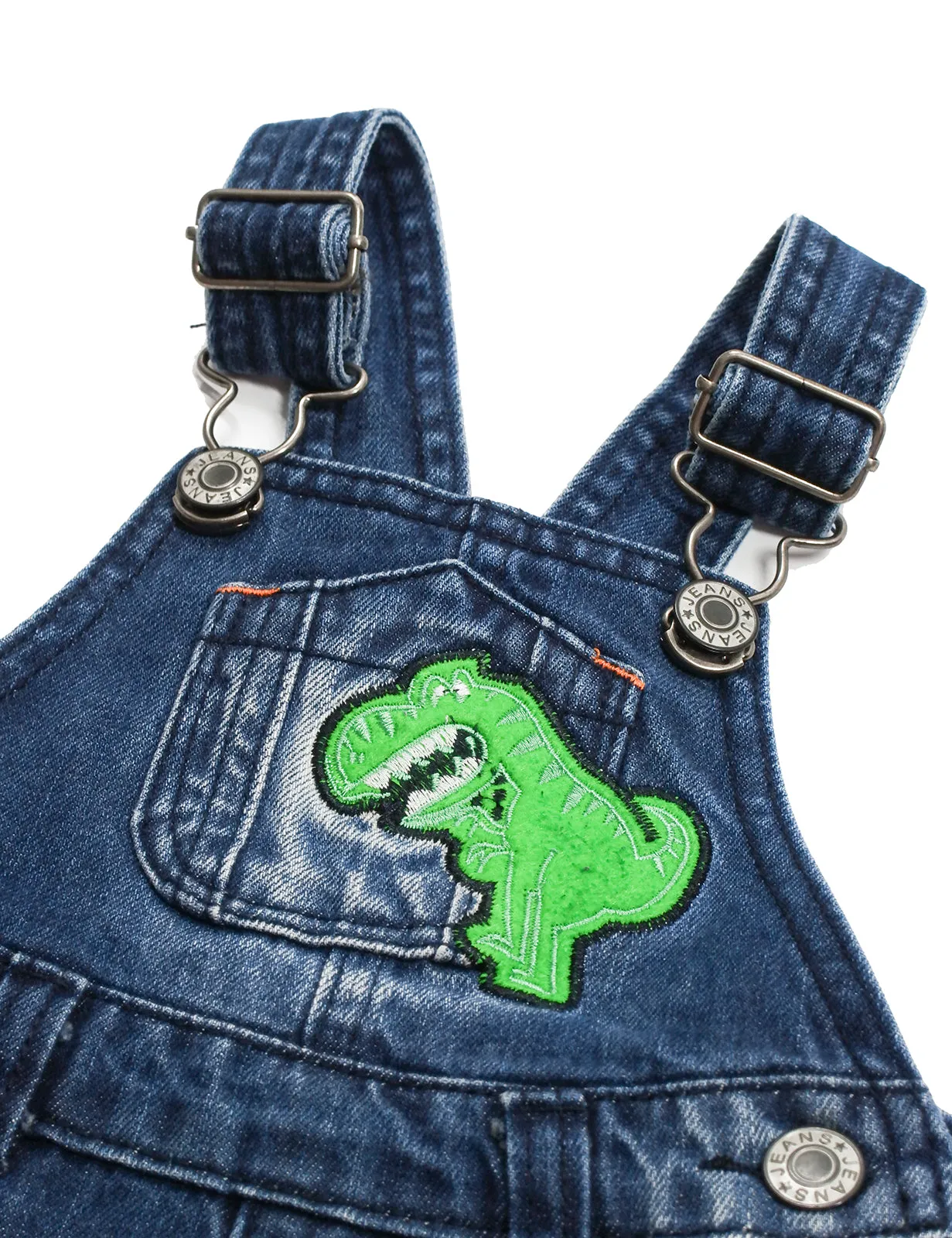 Toddler Denim Overalls Embroidered Jeans Pants