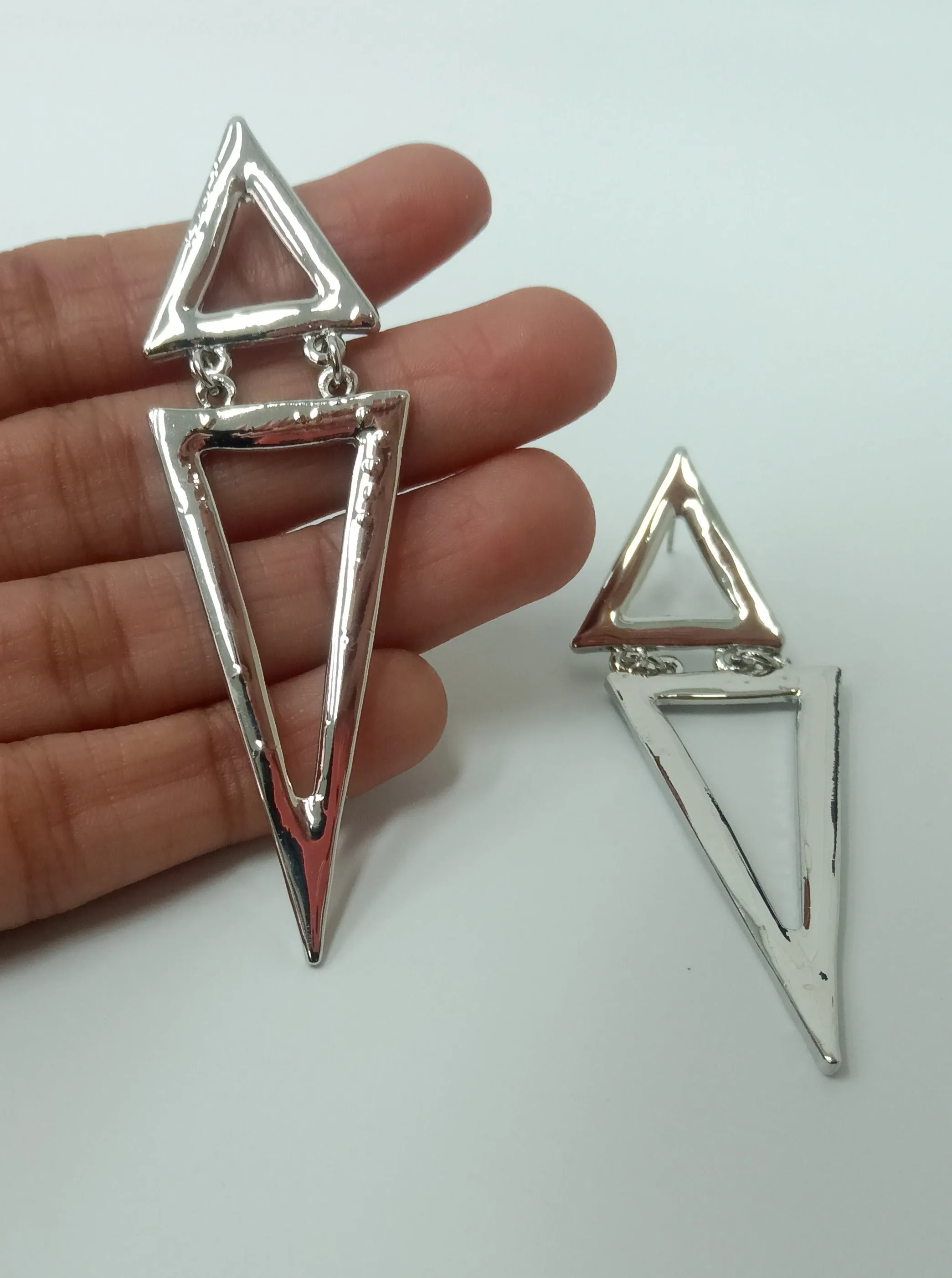 Triangle Swings Dangle Earrings