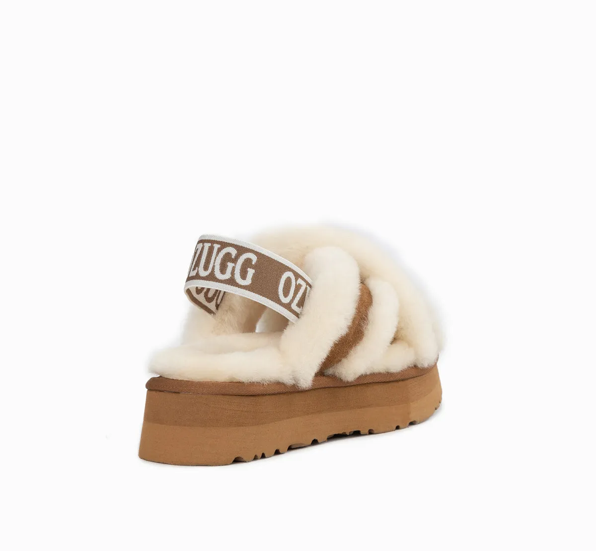 Ugg Adele Platform Slipper(Elastic Backstrap) (Water Resistant)