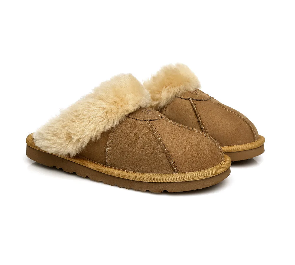 UGG Slippers Double Faced Sheepskin Wool Nonslip Slippers Robert