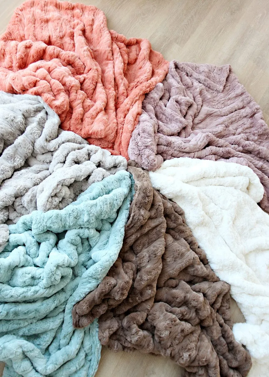 Ultra Sorbet Dusty Orchid Blanket