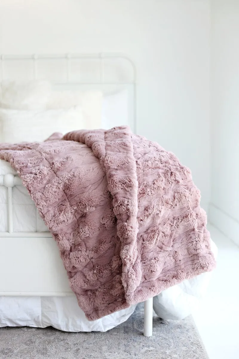 Ultra Sorbet Dusty Orchid Blanket