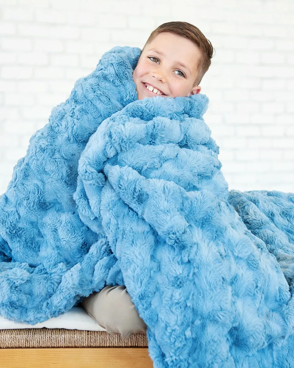 Ultra Sorbet Faded Denim Blanket