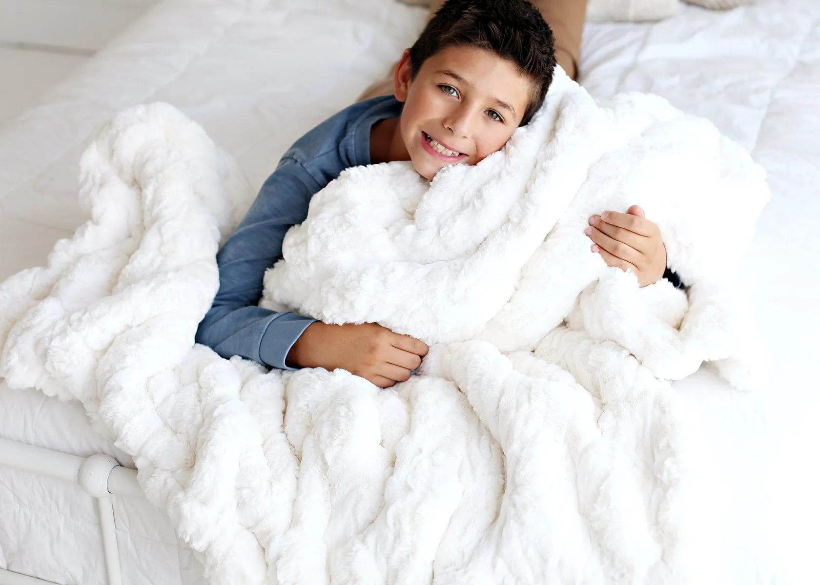 Ultra Sorbet Marshmallow Cream Blanket