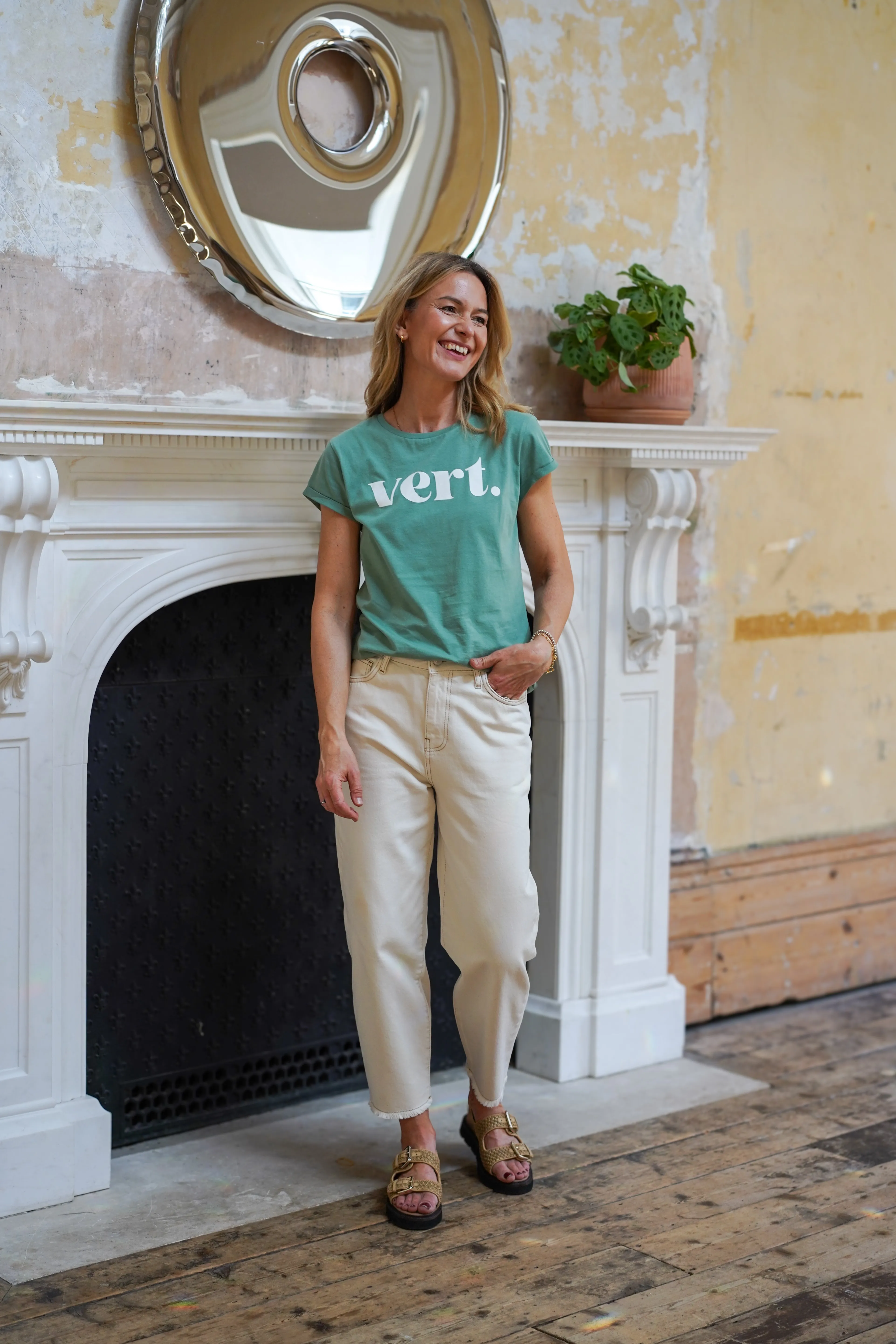 VERT NEAT FIT T-SHIRT (SAGE)