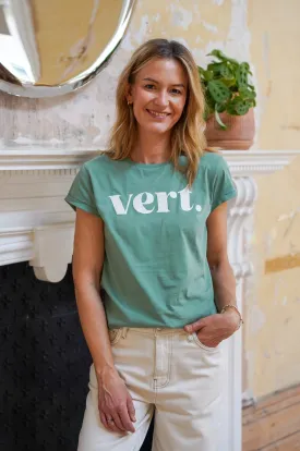 VERT NEAT FIT T-SHIRT (SAGE)