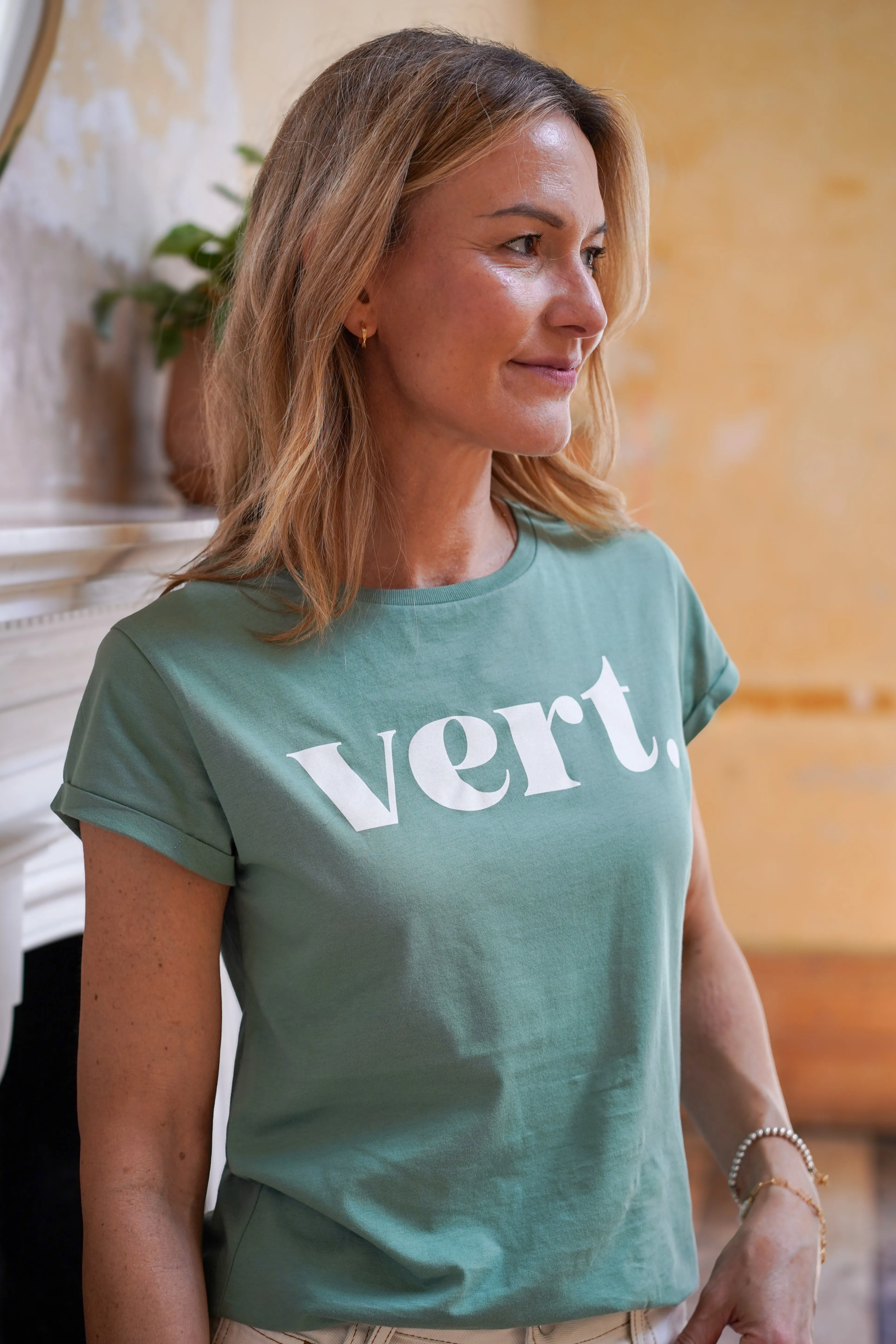 VERT NEAT FIT T-SHIRT (SAGE)