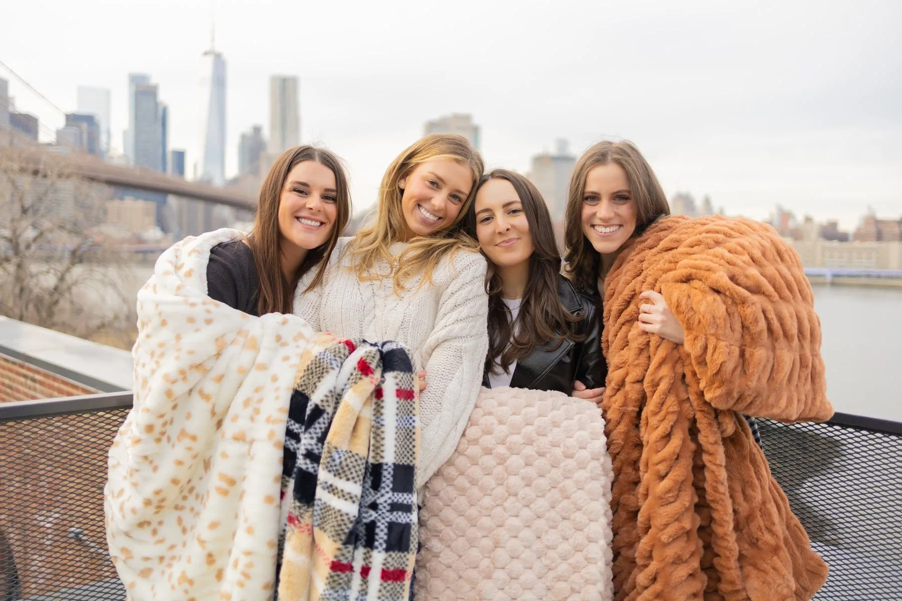 White Spotted Fawn Blanket