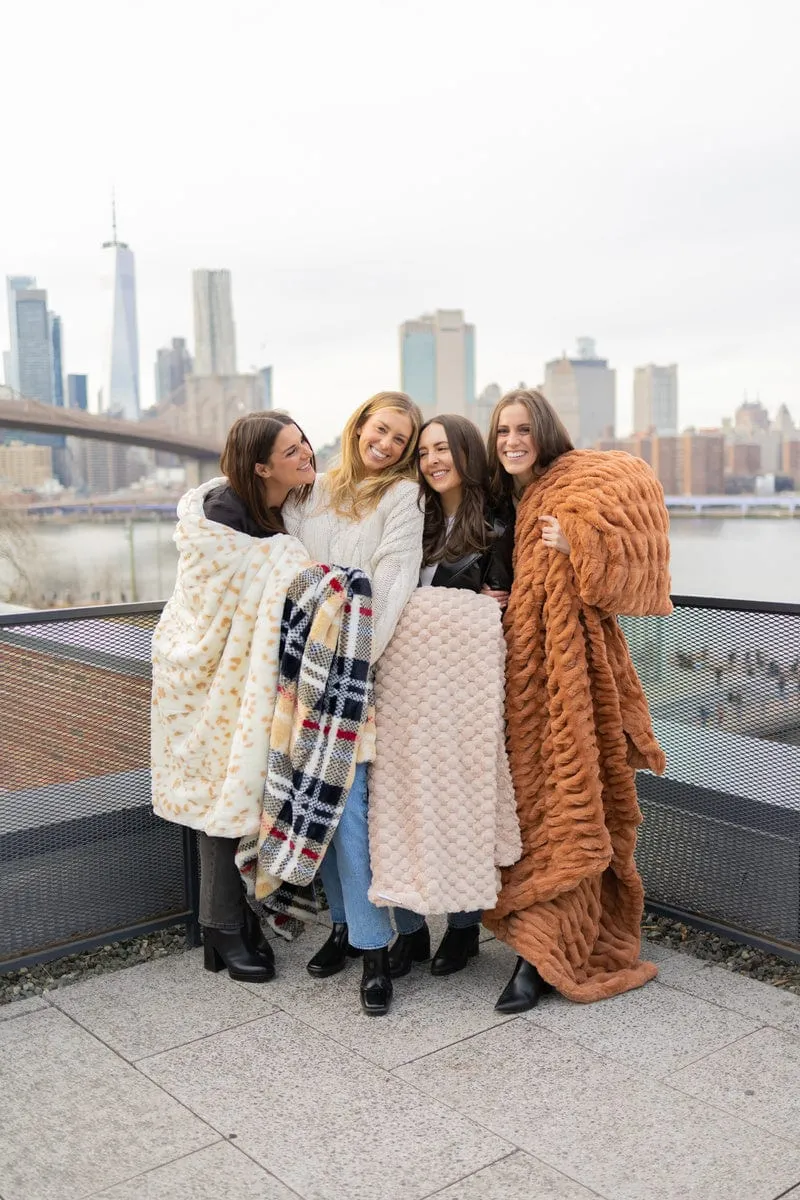 White Spotted Fawn Blanket