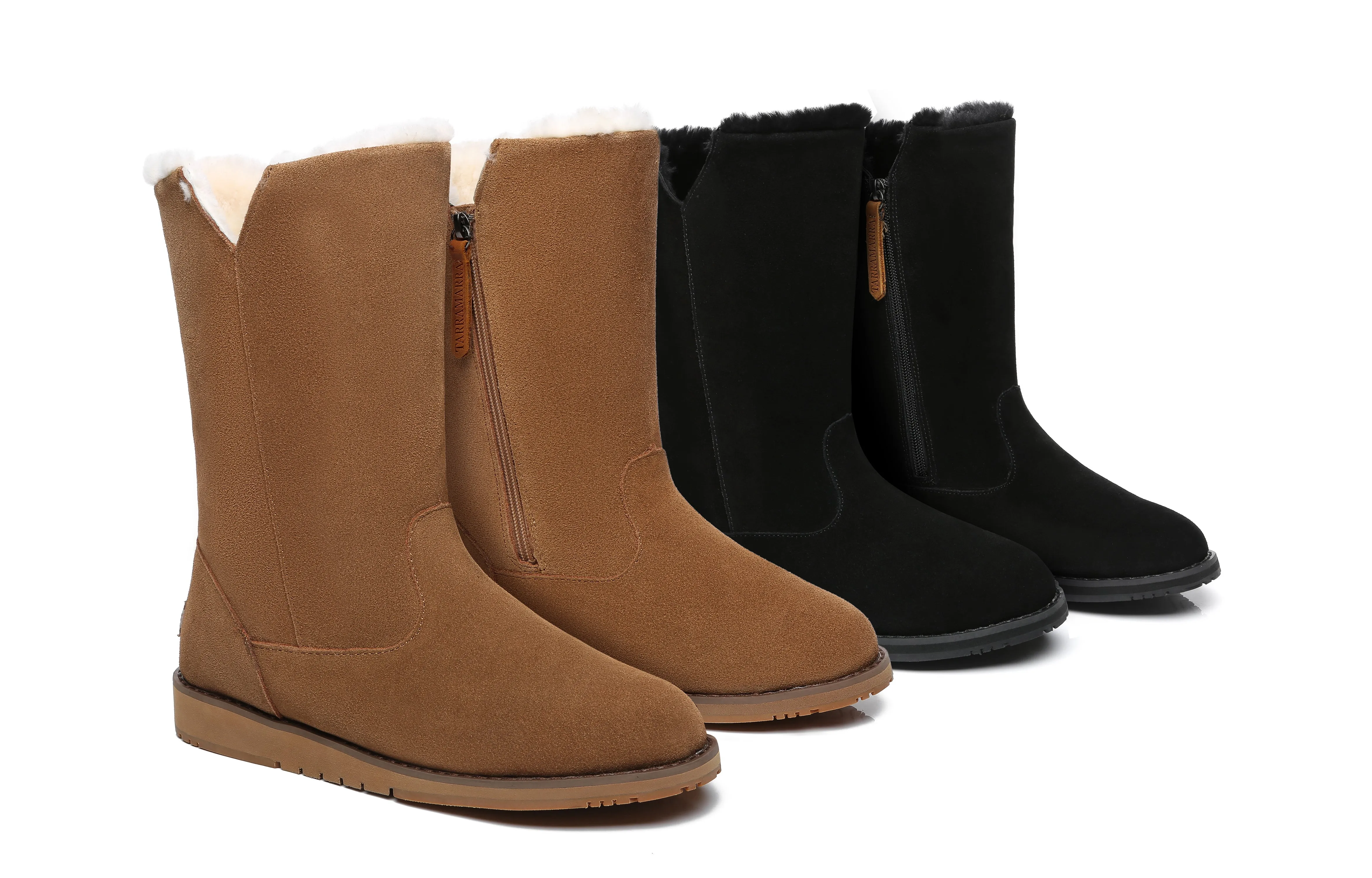 Womens Fashion Ugg Boots Mid Calf Colleen