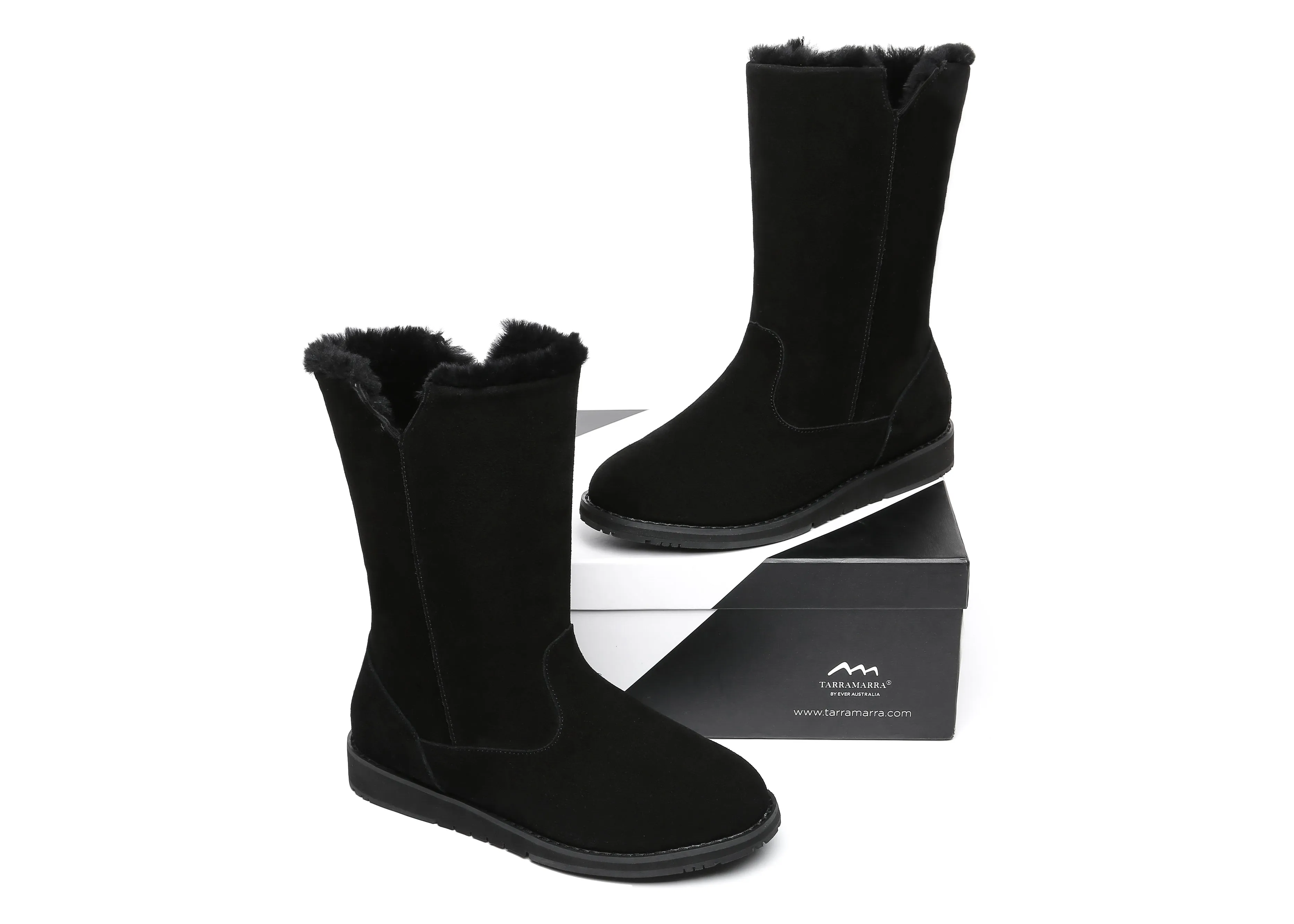 Womens Fashion Ugg Boots Mid Calf Colleen