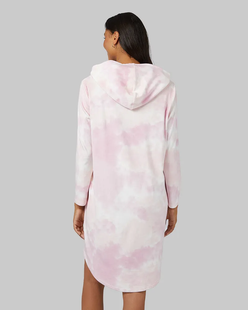 WOMEN'S PLUSH LONG LOUNGE HOODIE