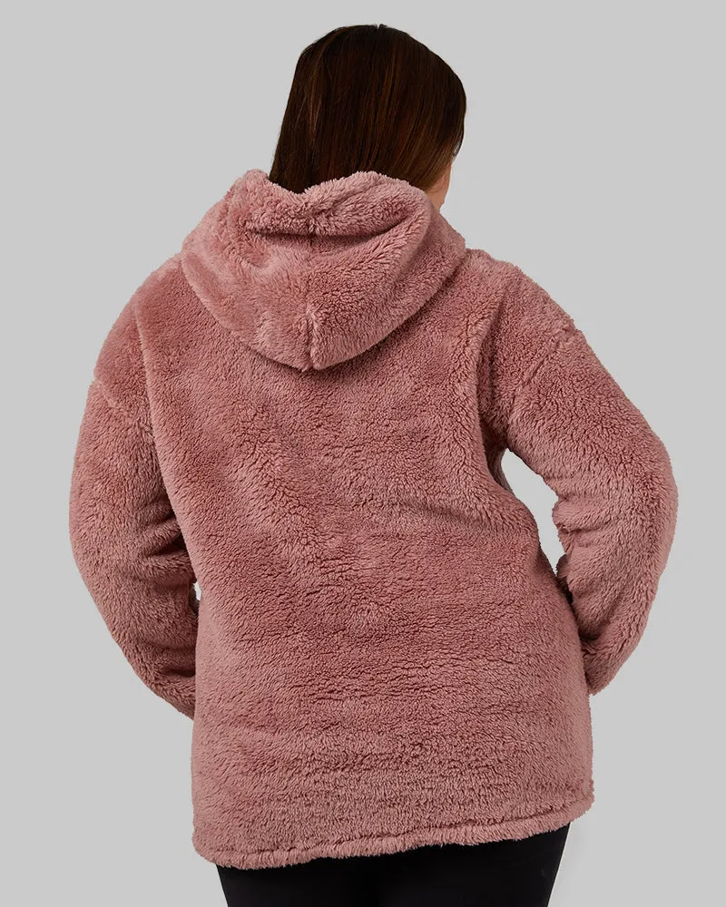 WOMEN'S SOFT SHERPA PULLOVER HOODIE