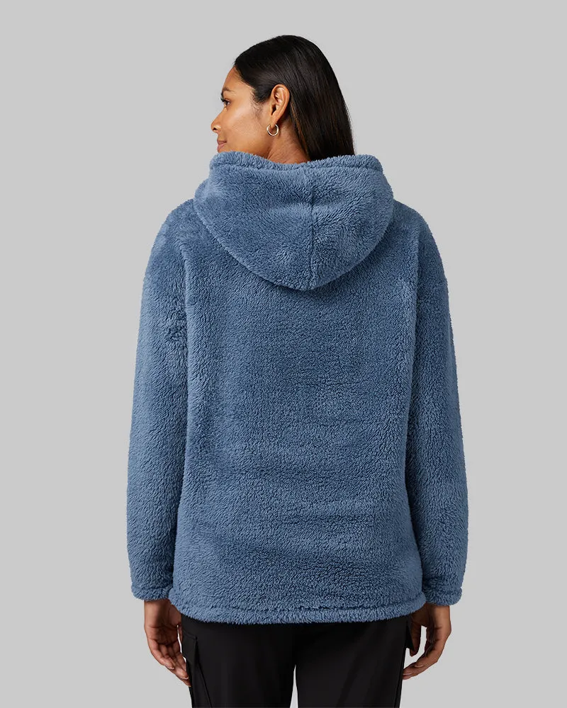 WOMEN'S SOFT SHERPA PULLOVER HOODIE