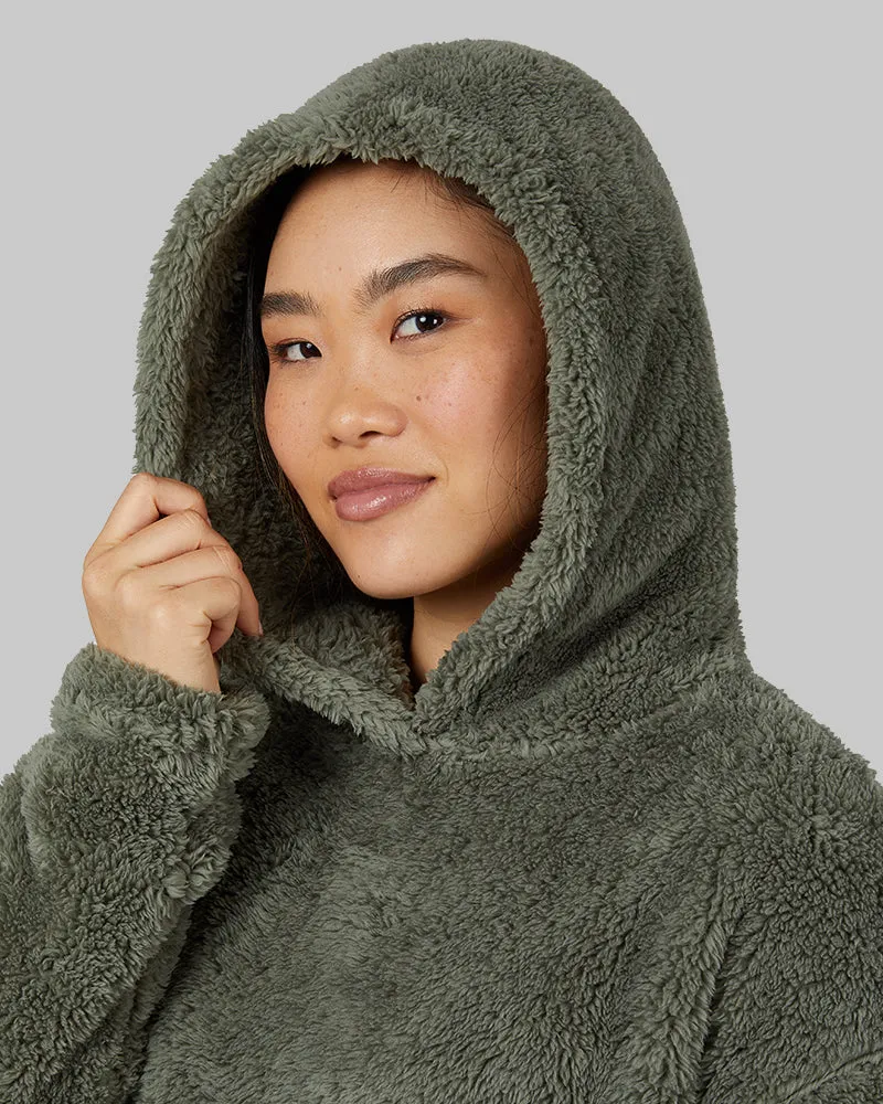 WOMEN'S SOFT SHERPA PULLOVER HOODIE