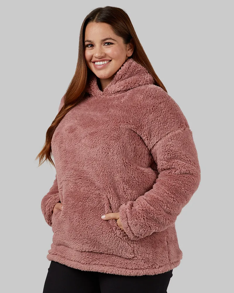 WOMEN'S SOFT SHERPA PULLOVER HOODIE