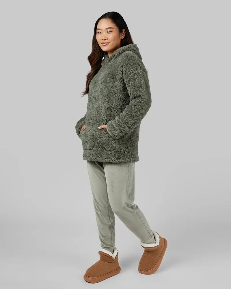 WOMEN'S SOFT SHERPA PULLOVER HOODIE