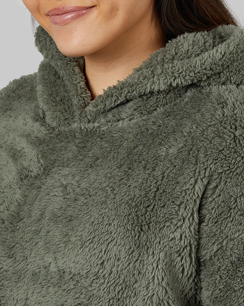 WOMEN'S SOFT SHERPA PULLOVER HOODIE