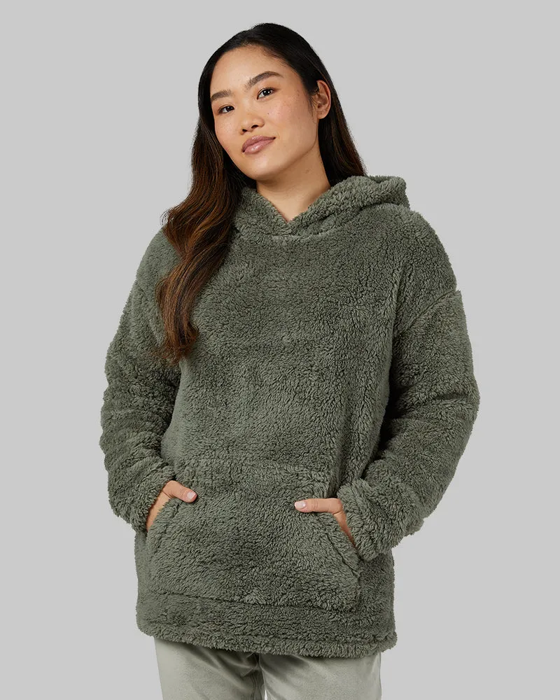 WOMEN'S SOFT SHERPA PULLOVER HOODIE