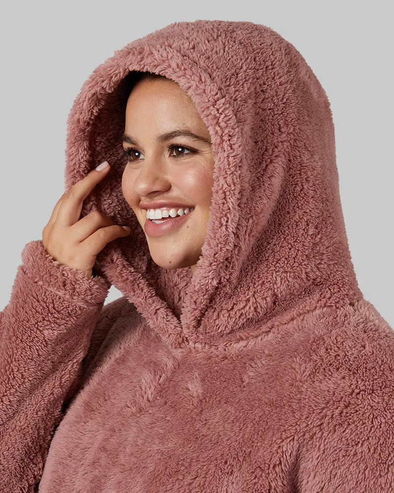 WOMEN'S SOFT SHERPA PULLOVER HOODIE