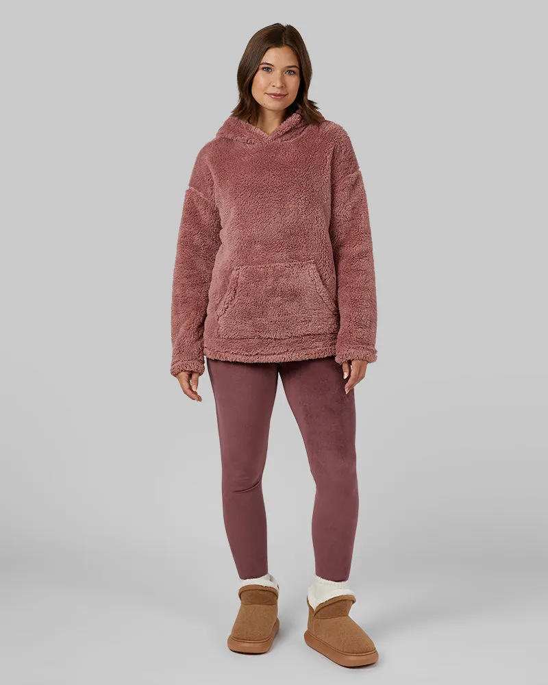 WOMEN'S SOFT SHERPA PULLOVER HOODIE