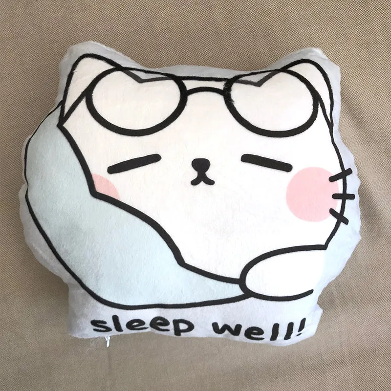 Work Hard, Sleep Well Plush Pillow